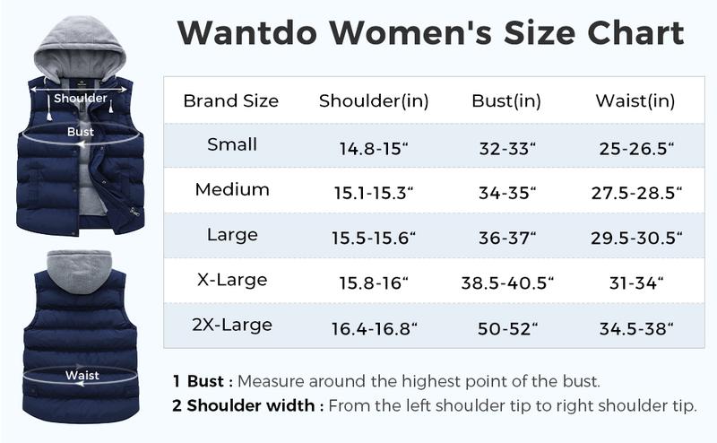 Women's Quilted Puffer Vest Thicken Warm Winter Coat with Removable Hood Womenswear Tops Comfort Hoodie Lady fall coat Basic Casual