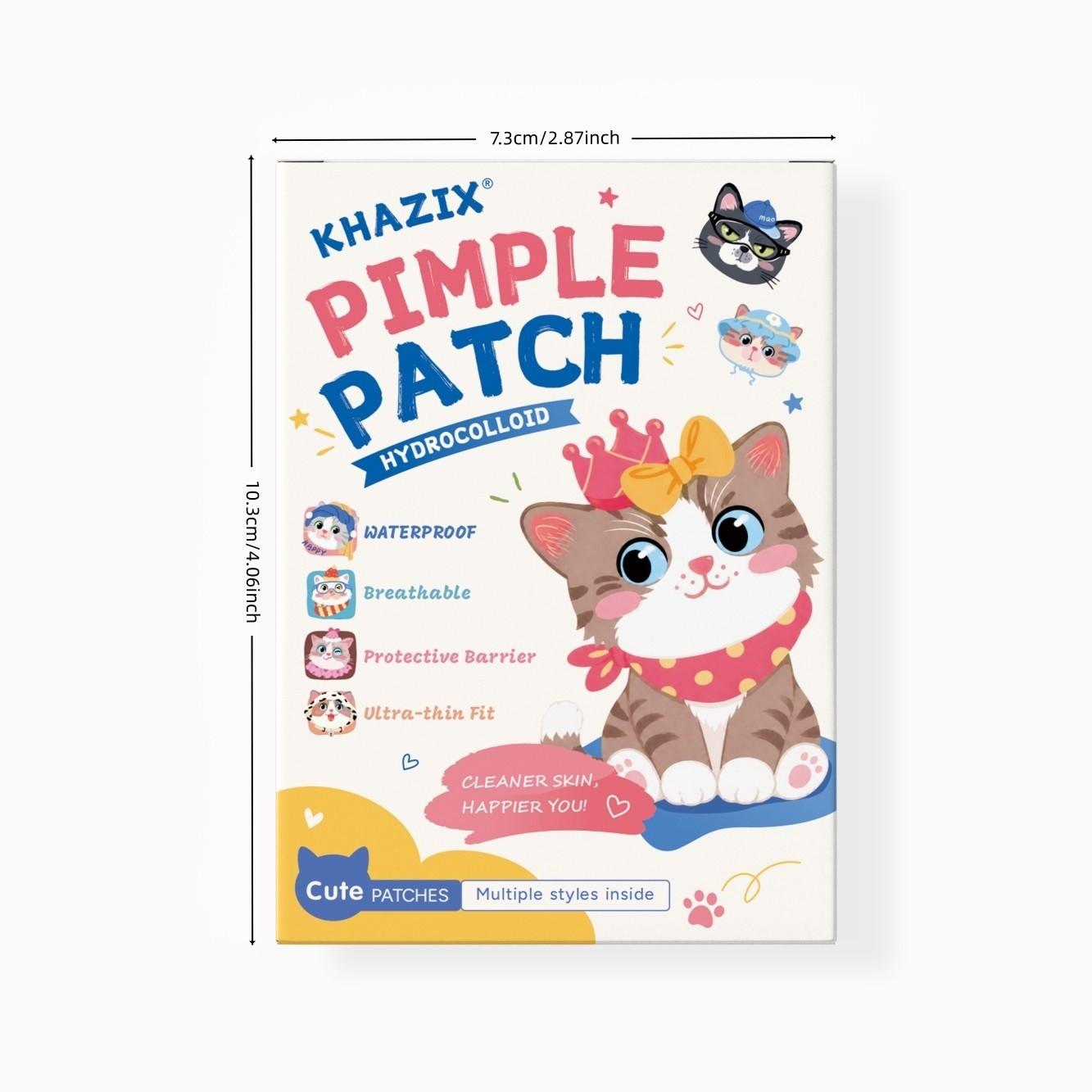 Cute Cat Pimple Patch, Non-Irritating Makeup Covering Patch, Breathable Facial Care, Portable Design, Ideal for Travel and Parties