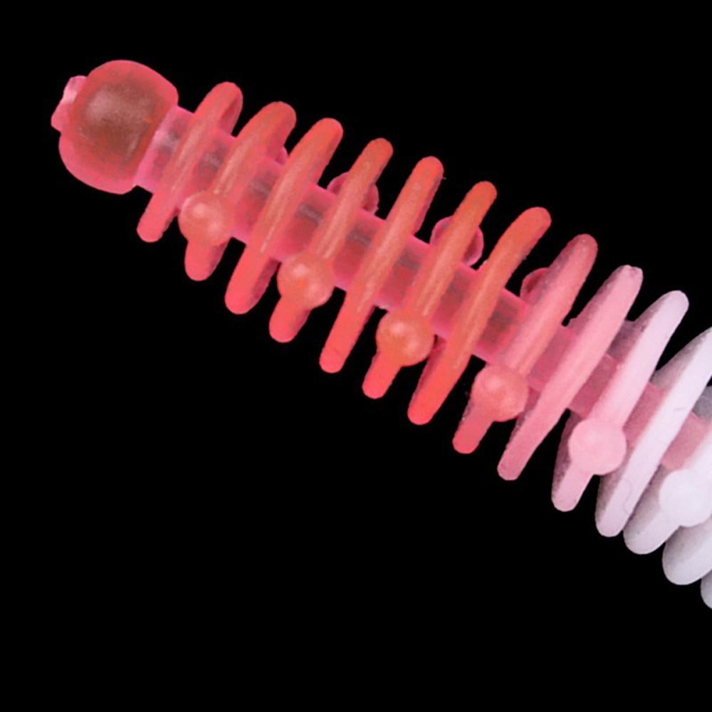 Micro Bionic Threaded Soft Lure Kit: 5.5cm 1.2g High-Sensitivity Silicone Baits, Fresh & Saltwater Fishing Gear, Multi-Color Portable Upgrade, Essential Soft Worms for Lure Fishing.