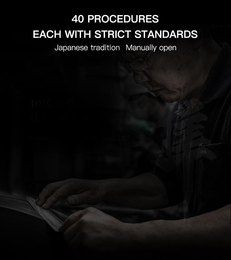 FINDKING Prestige Series Sakimaru Knife with Walnut Cover, Japanese SKD11 Damascus Steel Blade, Ebony Wood Octagonal Handle, Professional Sashimi Sushi Fish Knife (10.5 Inches, with Wooden Gift Box)