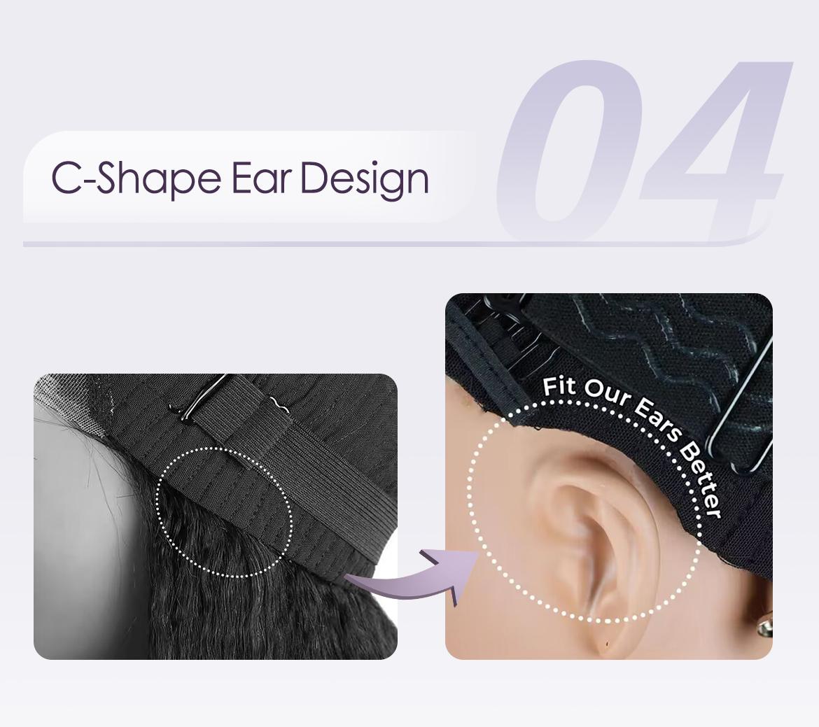 【Upgraded Drawstring】Wavymy Wear Go C-Part 7x5 Bye-Bye Knots Wig Quick Glueless & HD Lace Pre Cut Body Wave Invisible Knots With Invisi Drawstring With Baby Hair 250% Density 【Upgraded Drawstring】Wavymy Wear Go C-Part 7x5 Bye-Bye Knots Wig Quick Glueless & HD Lace Pre Cut Body Wave Invisible Knots With Invisi Drawstring With Baby Hair 250% Density