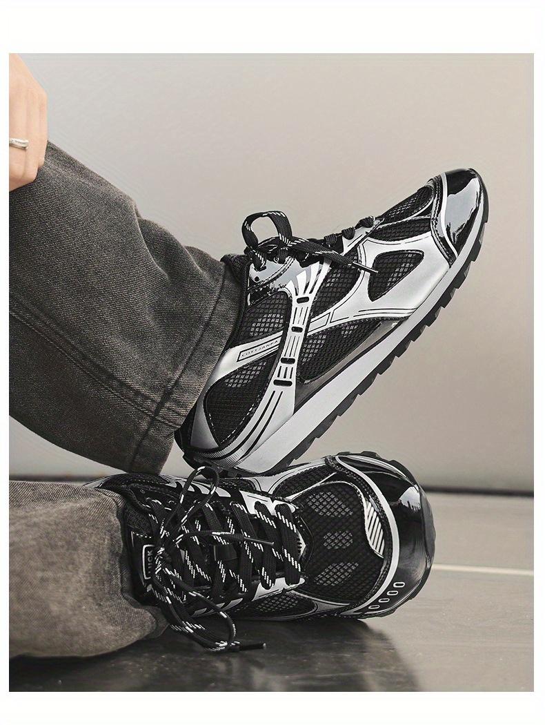 Bestselling Silver Chunky Sneakers for Women, New Summer Style, Thick-Soled Height-Increasing, Retro Breathable Mesh Sports Shoes for Men Silver Mesh Sneakers That Go With Every Outfit  Obsessed!
