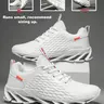 Men's Letter Label Low-Top Sneakers, Casual Breathable Comfortable Athletic Running Shoes with Round Toe, Versatile for Daily Wear, Trendy Running Shoes, Athletic Running Trainers, Casual Running Footwear