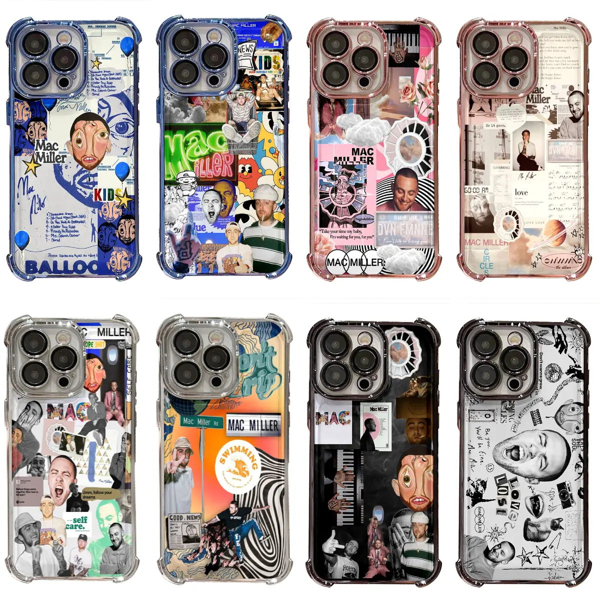 Fashionable Mac Miller Cool Singer Y2K INS Style Phone Case for iPhone 17 16 15 14 13 12 11 Pro Max Plus Air Anti Fall Protective Drop-proof Gift Unique Design