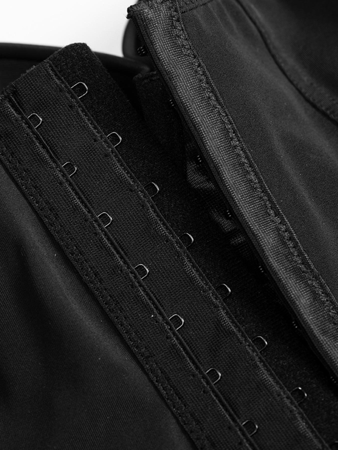 Women's Longline Push-Up Bra, Tummy Control Wireless Backless Beauty Back Bra, Slim-Fitting Medium Support All Season Supportive Bra