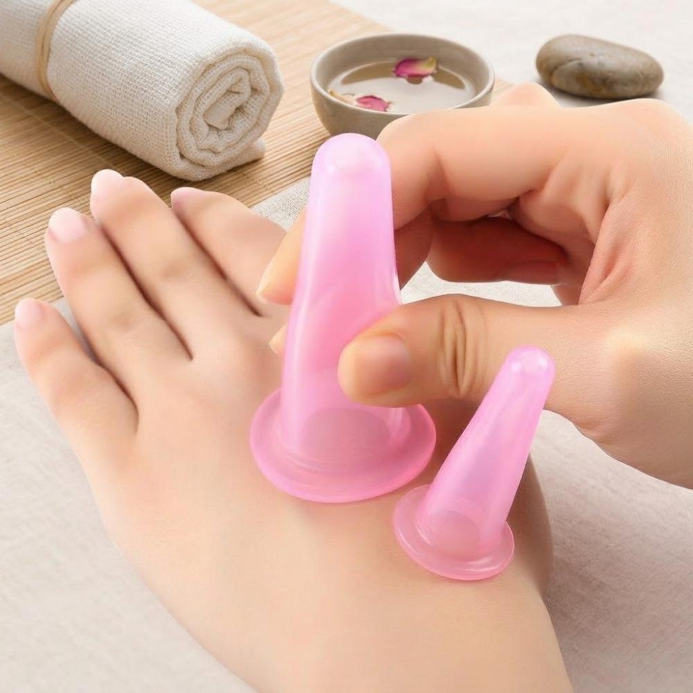 Mini Silicone Cupping Set for Face, Neck, Back & Eye Massage. Portable Suction Cups Tool for Muscle Relief, Improve Circulation, Ease Tension. Home Therapy, Deep Relaxation, Easy to Use.