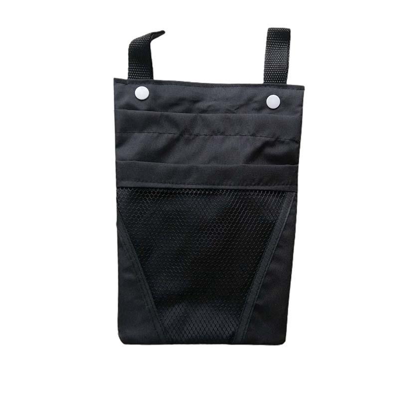1pc Bike Storage Bag Storage Organizer Bike Hanging Motorcycle Handlebar Pouch Black Bag Electrombile Storage Pouch