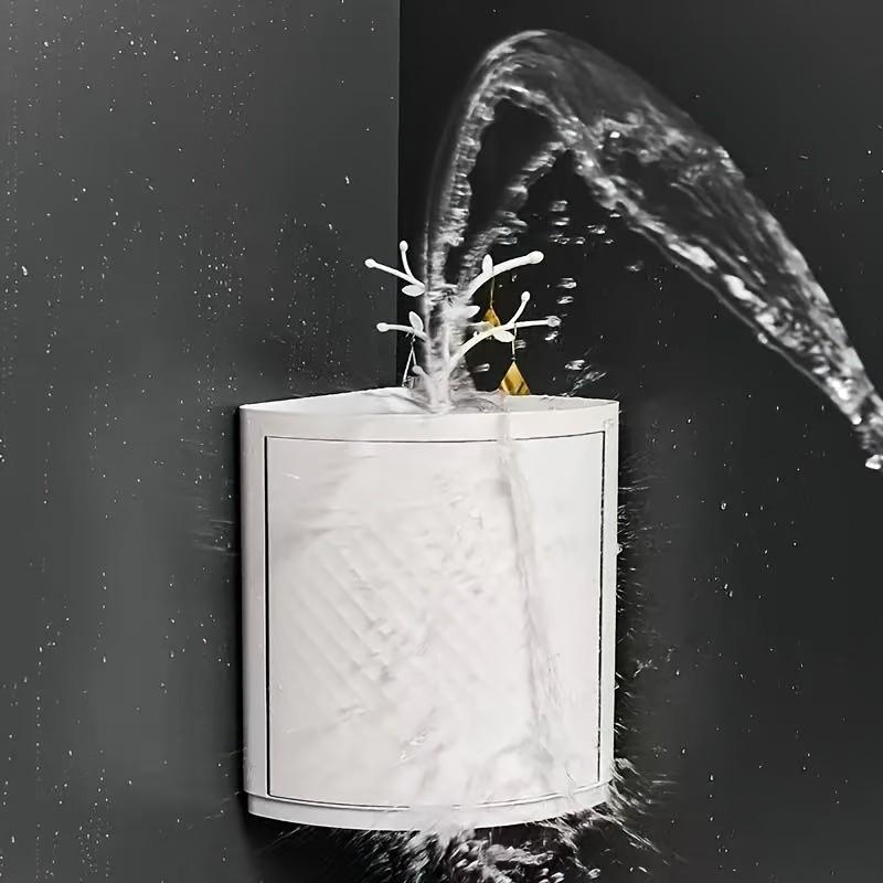 Space-Saving Corner Shelf, Heavy-Duty Stackable Storage Rack for Bathroom Kitchen, Easy Install No Tools, Modern Organizer