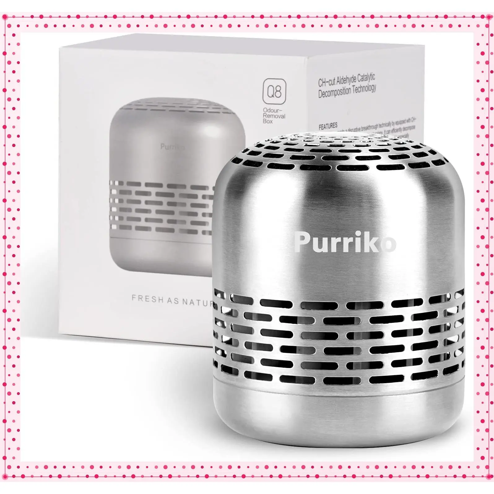 Refrigerator Deodorizer,Long-Lasting Fridge Odor Eliminator | Replaces Baking Soda and Activated Carbon, Reusable Fridge DeodorizerGift