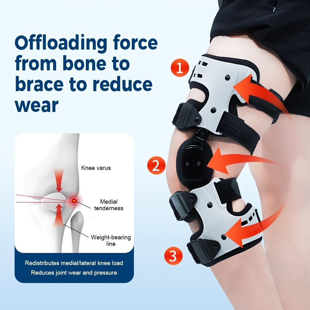 Adjustable Knee Support Brace, Hinged Knee Stabilizer for Daily Mobility