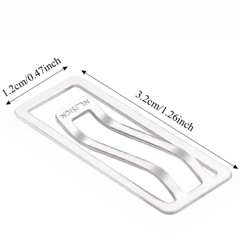 Clips 10 pcs/box W010 Ticket Holder Small Multi-Function Clips Bookmarks For Office School Gadget