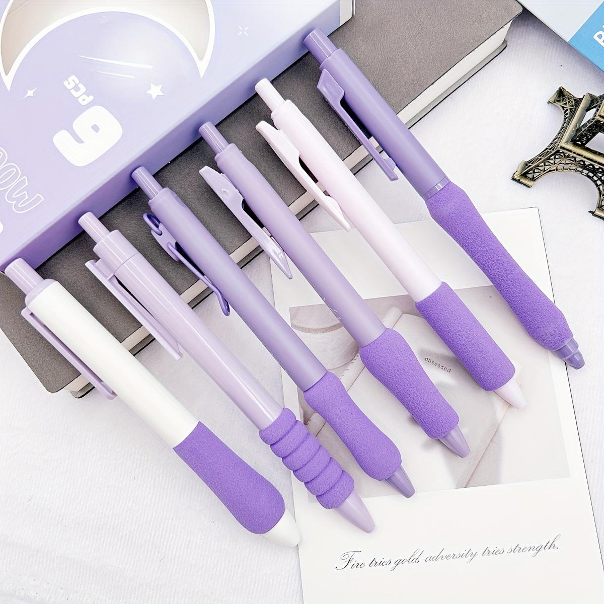 0.5mm Ink Gel Pens, 6pcs Set Stress Relief Dopaamine, Student Writing Pens, Office Stationery Supplies
