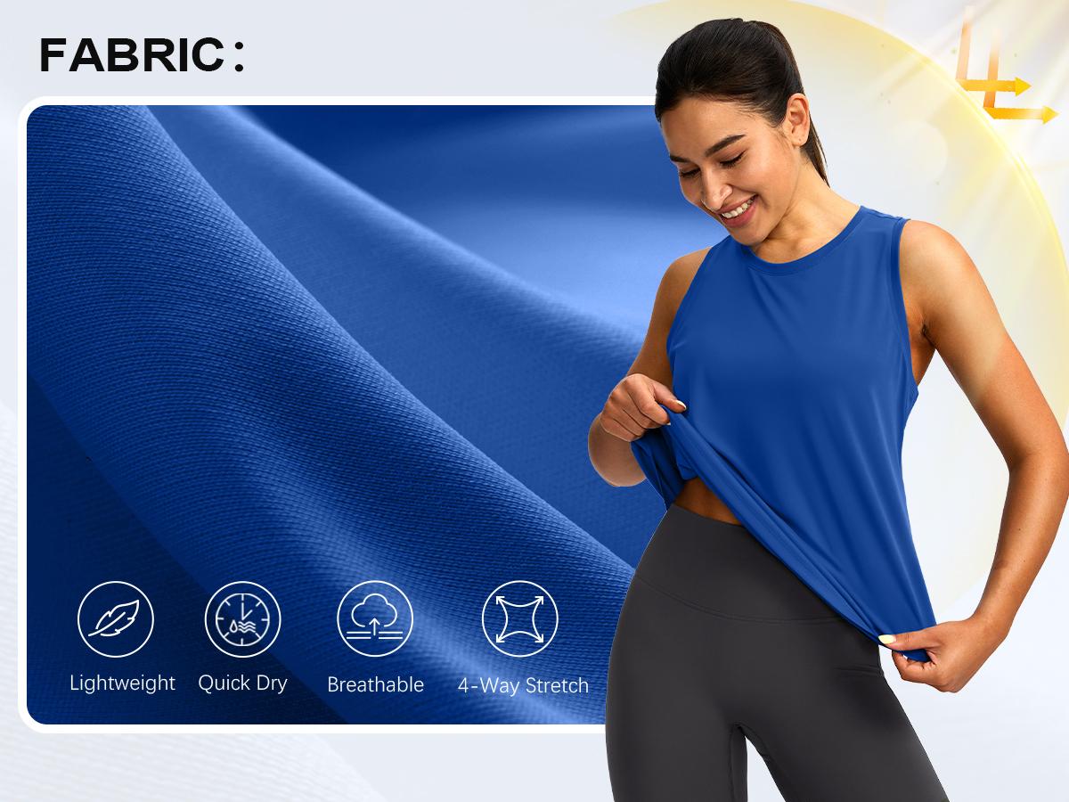 G Gradual Women's Workout Tops Racerback Athletic Tank Tops Sleeveless Loose Fit Yoga Running Sports Fitness Vest Gym Shirts for Women G Gradual Women's Workout Tops Racerback Athletic Tank Tops Sleeveless Loose Fit Yoga Running Sports Fitness Vest Gym Shirts for Women