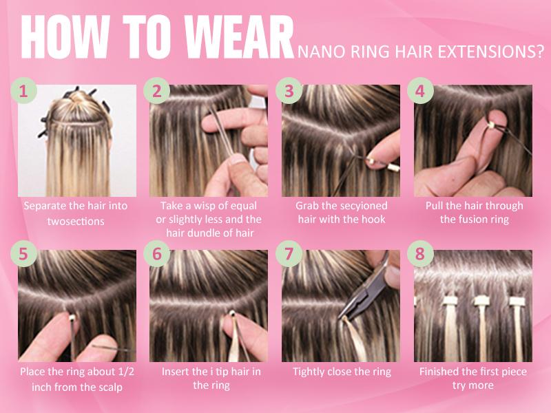 YoungSee Nano Beads Hair Extensions Human Hair Silky Hair Extensions for Women Nano Link to Change Your Look #TikTokShopBlackFriday SpringStatements