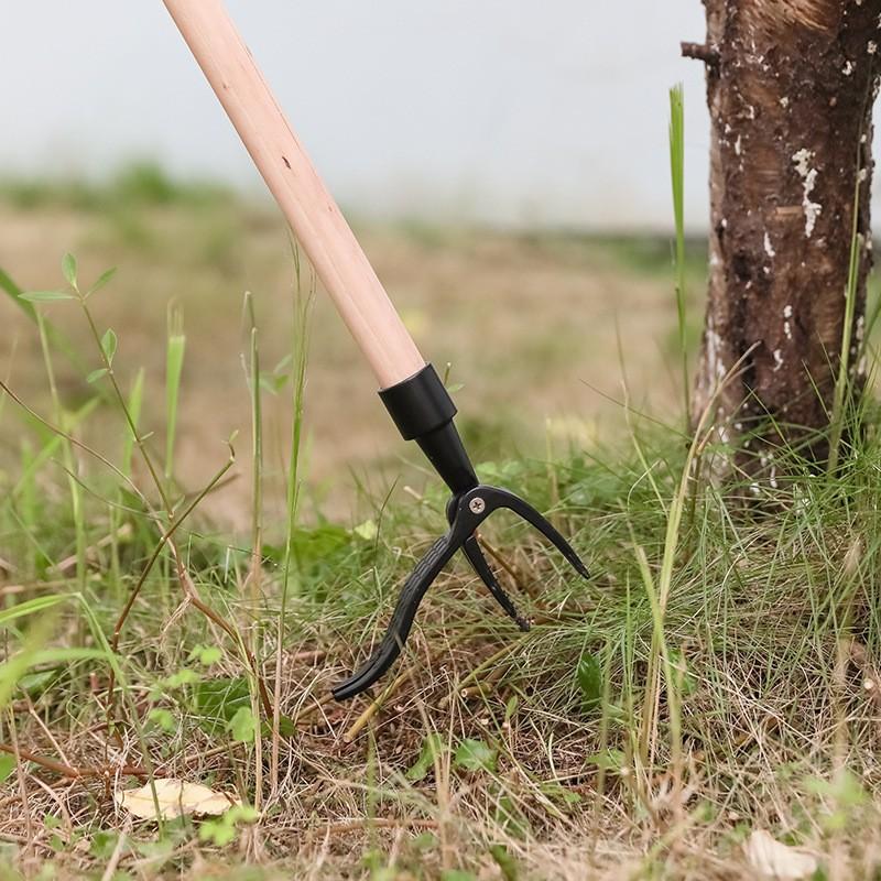 Manual Weeding Tool, Root Puller Garden Weed Remover, Standing Weed Picker, No Bending Required, Handheld Root Fork Clipper, Durable Gardening Tools