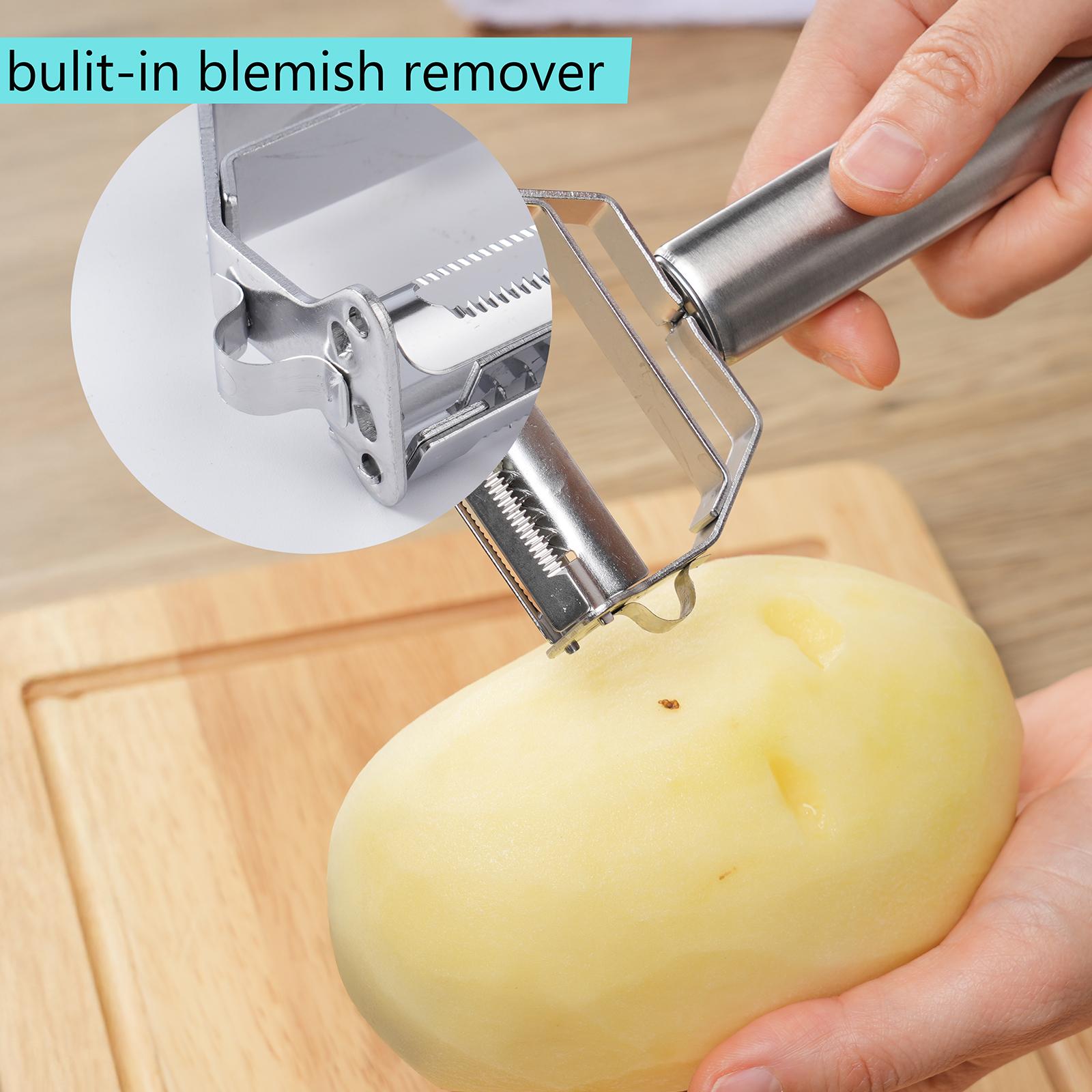 Peeling knife scraper knife 304 stainless steel kitchen household multifunctional fruit melon grater zucchini chef special scraper scraper knife shaver knife potato peeling and grating goddess