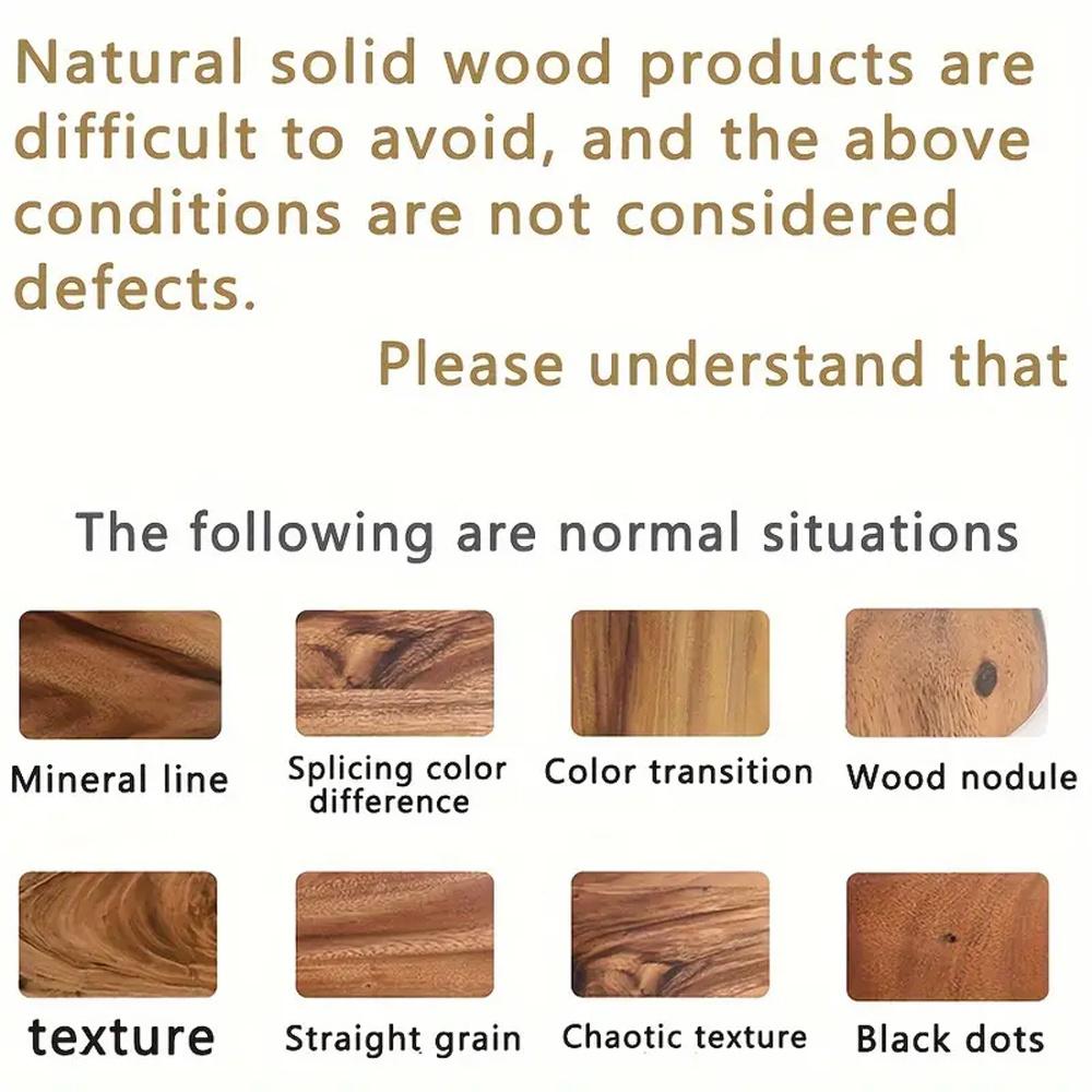 1pc Handmade Wooden Fruit Tray, Natural Wood Plate for Contact, Rectangular Dessert or Breakfast Sushi Plate, Creative Tableware for Kitchen, Decorative Holiday Kitchen Gadget, All-Season Kitchen Supplies