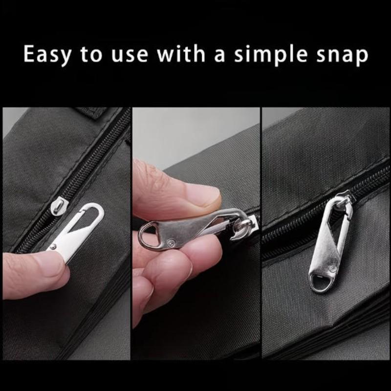 Detachable Sliding Zipper Pulls, Universal Replacement Zippers, Easy Installation, Suitable for Bags, Clothes, Backpacks, DIY Crafts