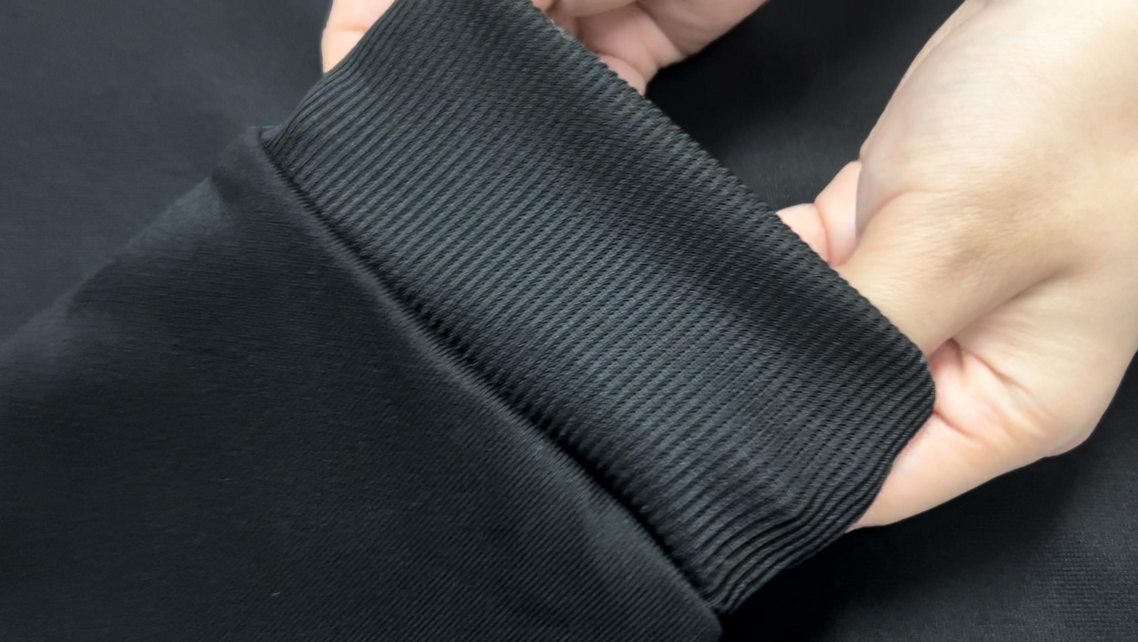 Plus Size Nope, Not Today Beaded Alphabet Printed Black Sweatshirt - Personalized Casual Womenswear Crewneck Pullover with Glitter Sequin Metallic