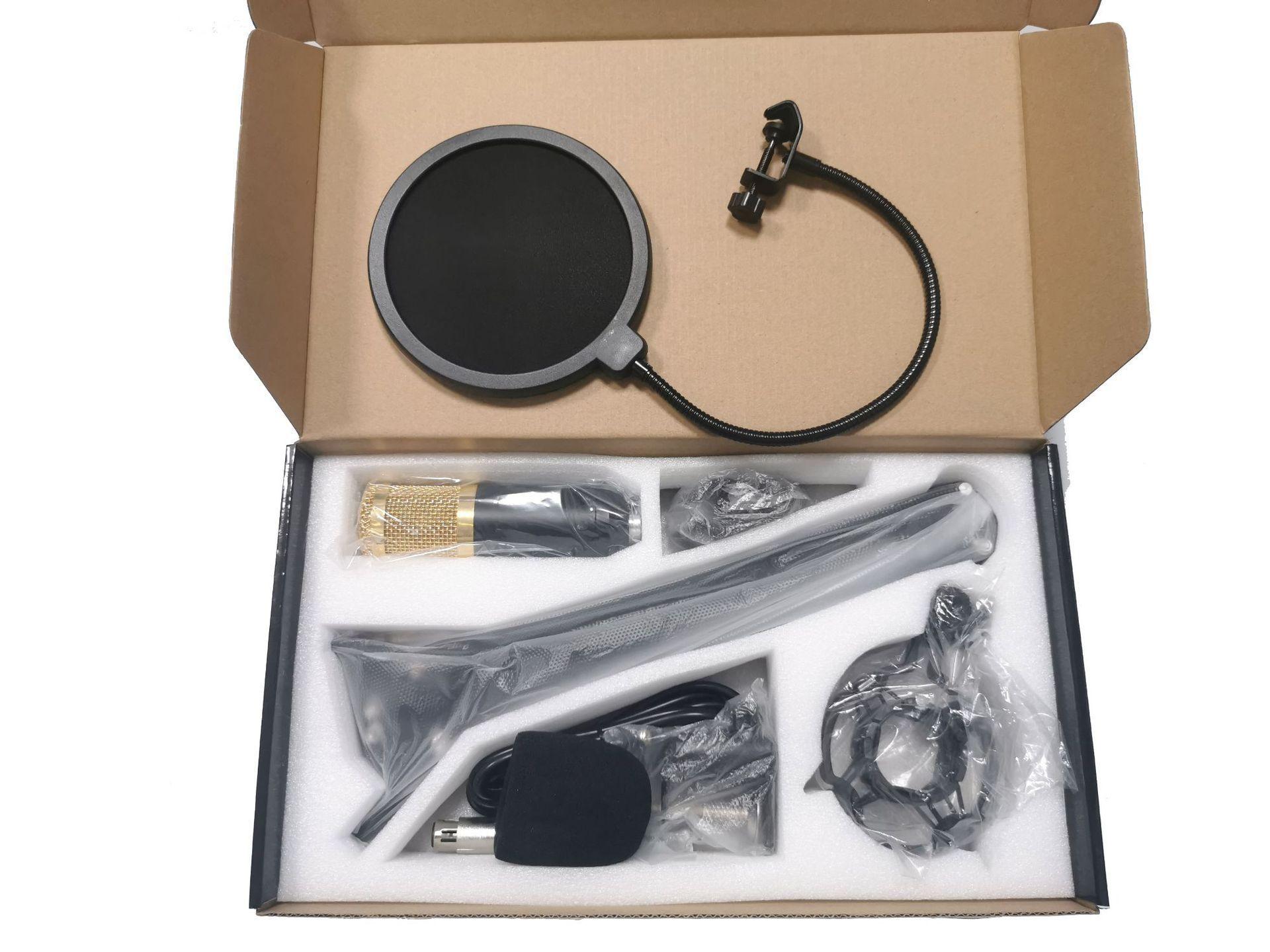 Cross border BM800 condenser microphone, anchor computer live recording, karaoke, e-sports voice microphone