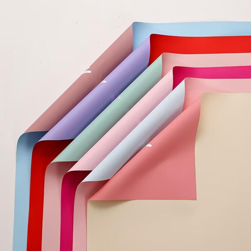 Elegant Floral Packaging Paper, Simple Design Flower Wrapping Sheet, Ideal for Bouquets & Gift Wraps, Enhance Your Florist Shop Aesthetics