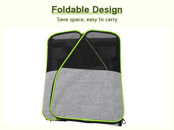 Pecute trapezoidal cat backpack, comfortable travel, well-ventilated, available in black and grey.