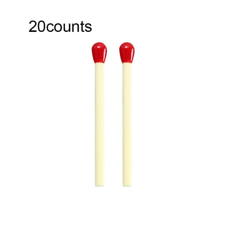 20pcs Cute Matchstick-Shaped Ballpoint Pens, Creative Stationery for Kids, Student Rewards, Small Gifts, Ca Prop 65 Compliant