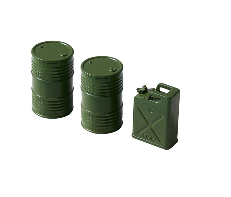 1:18/1:24 OIL DRUM SET （The scenery mood piece ornament is interesting）