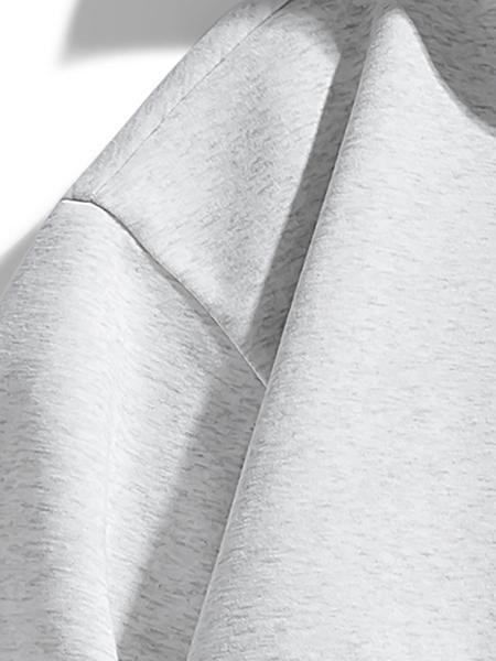 Unisex Basic Hoodie Sweatshirt, Casual Long Sleeve Pullover for Spring & Fall, Fitted Moderate Fabric, Ideal for Daily Wear