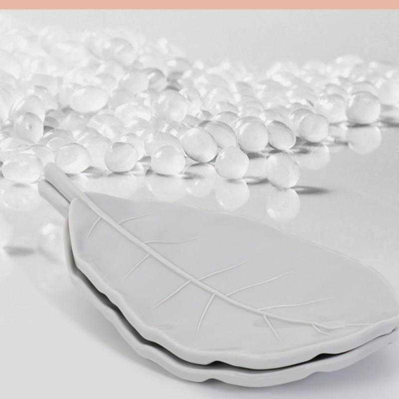 2pc Creative Plastic Soap Dish, Bathroom Soap Holder, Ceramic Look Laundry Soap Tray, Artistic Style, Toilet Soap Rack, Soap Organizer