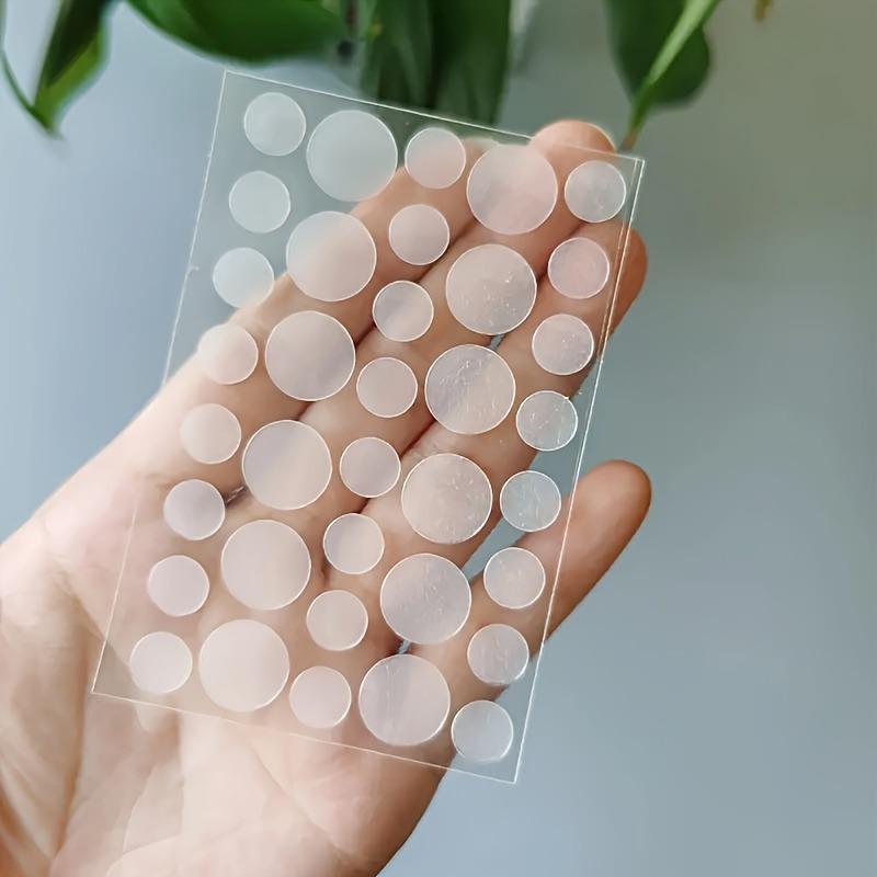 36pcs/sheet Transparent Waterproof Invisible Acne Patch Hydrocolloid Acne Patch Cover-up Patch, Used To Cover Pimples and Blemishes, Facial and Skin Spot Stickers