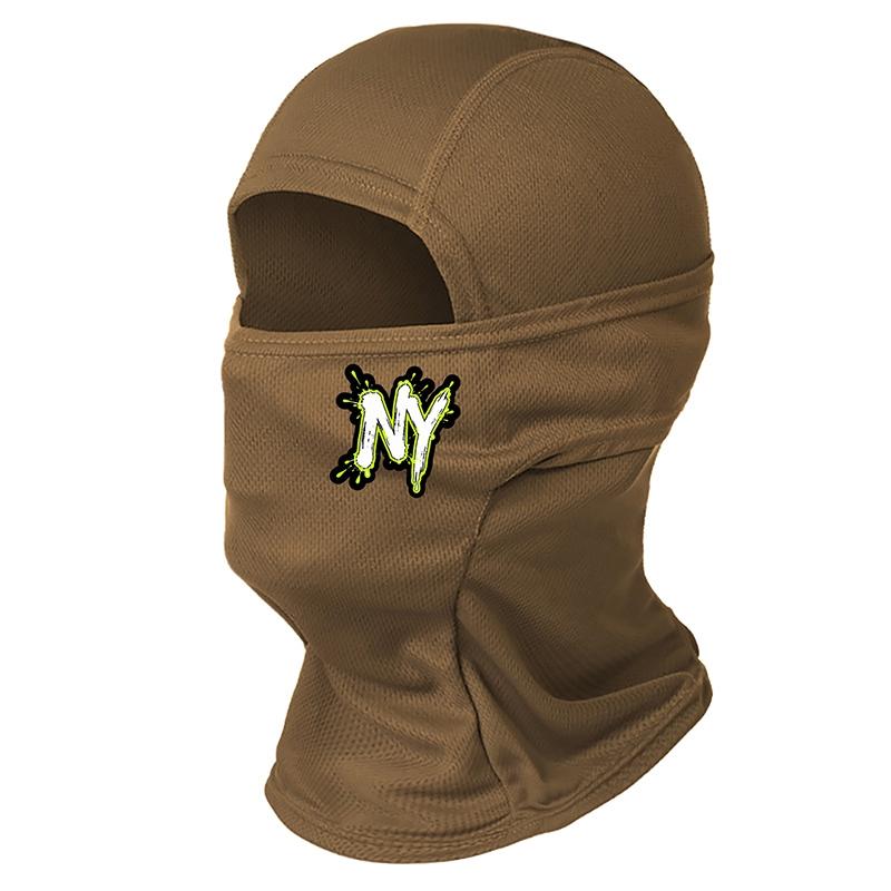 Musion2026 NY Print Cycling Balaclava, Windproof Sunscreen Outdoor Mask, Ideal for Cycling and Camping, All Seasons Casual Wear