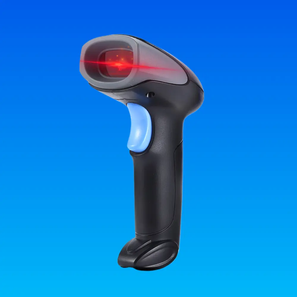 Wireless Barcode Scanner QR Code Reader for Supermarket Cashier Express Warehouse Wired Scanner