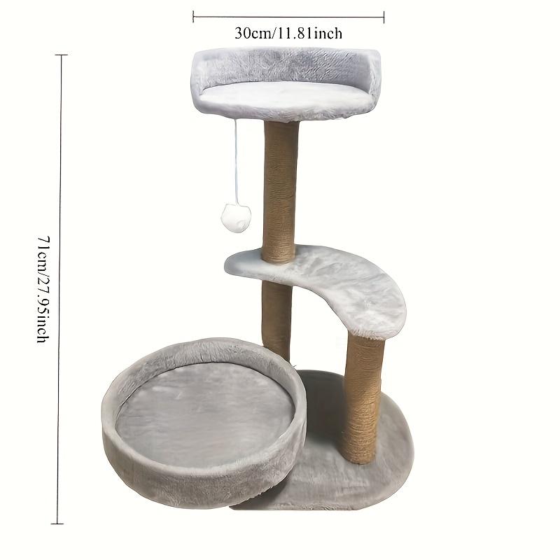 Large Multi-Layer Cat Tree Apartment Villawith Artificial Leaves,Anti-Caress Design,Durable Base, Suitable for Indoor Cats