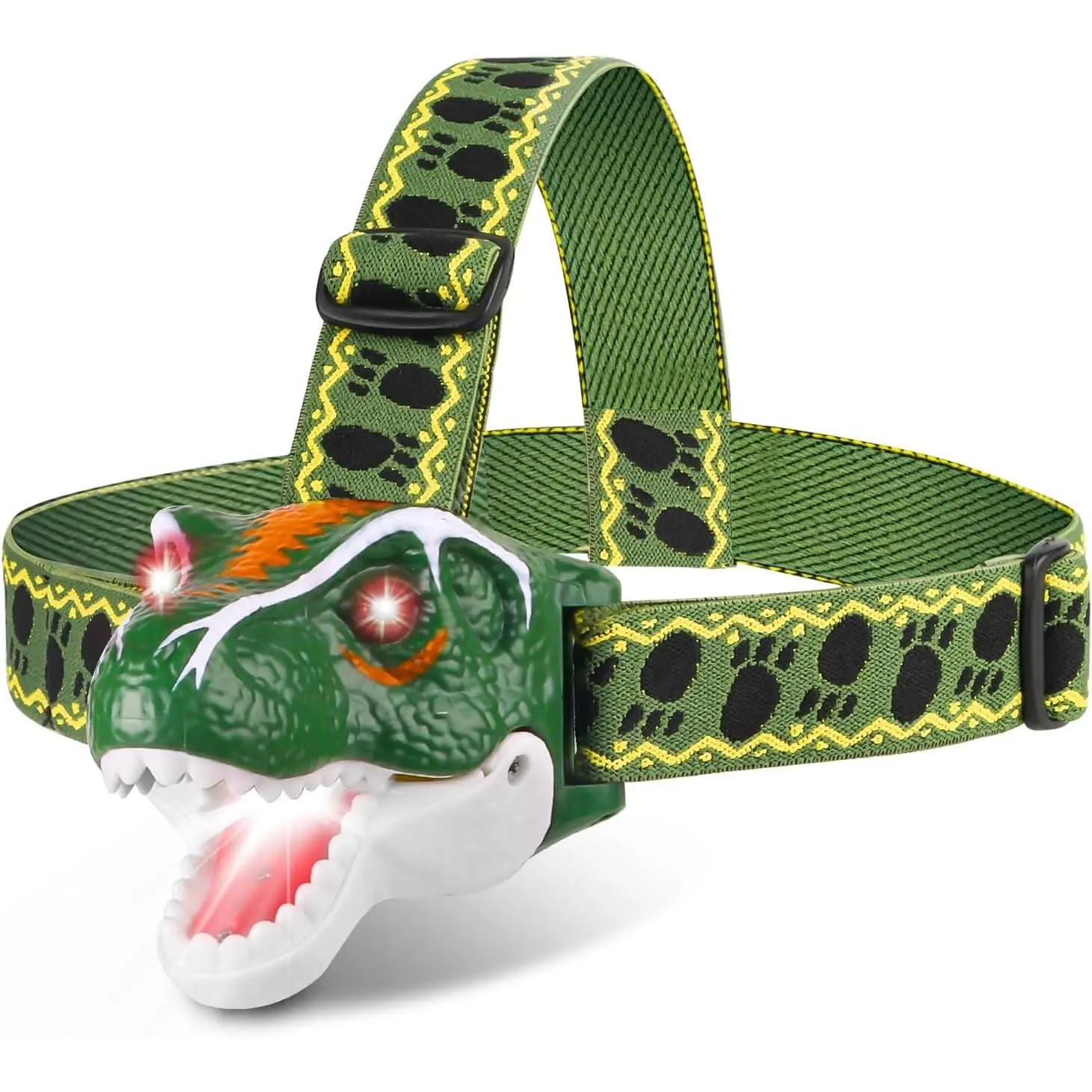 LED Kids Headlamp, Battery Powered Flashlight with T-Rex Dinosaur Toy - Outdoor Headlight Gift for Boys Girls Toddlers 3 4 5 6 7 8+ Years Old, Stocking Stuffers for Easter Halloween ChristmasGift