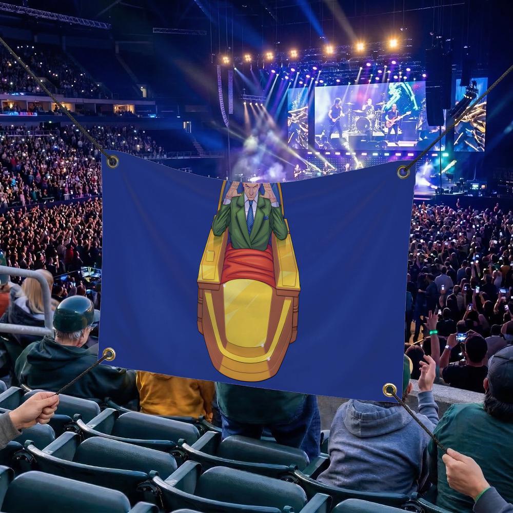 P-Professor X MOVIE Flags Multi Size Atmosphere Flag, Cheerleading Hand Pulled Banner, Portable Outdoor Event Flag & Wall Decor for Sports, Parties, Home and Room Decoration