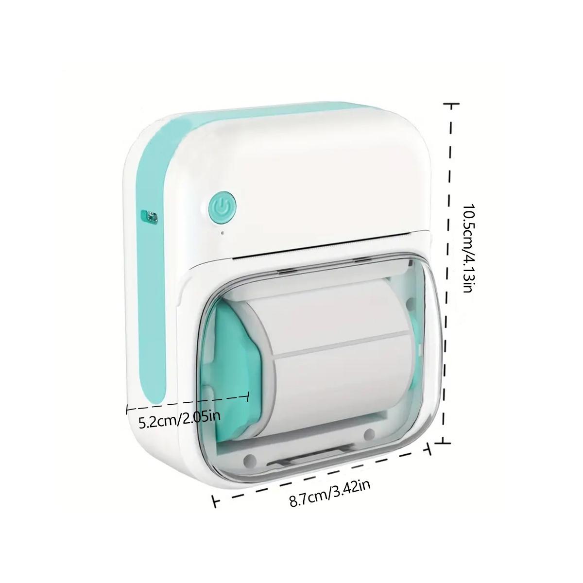 Portable Inkless Label Printer, Wireless Thermal Label Printer for Small Businesses, Offices, Home Address Printing, Includes 1 Roll 40-20mm Labels