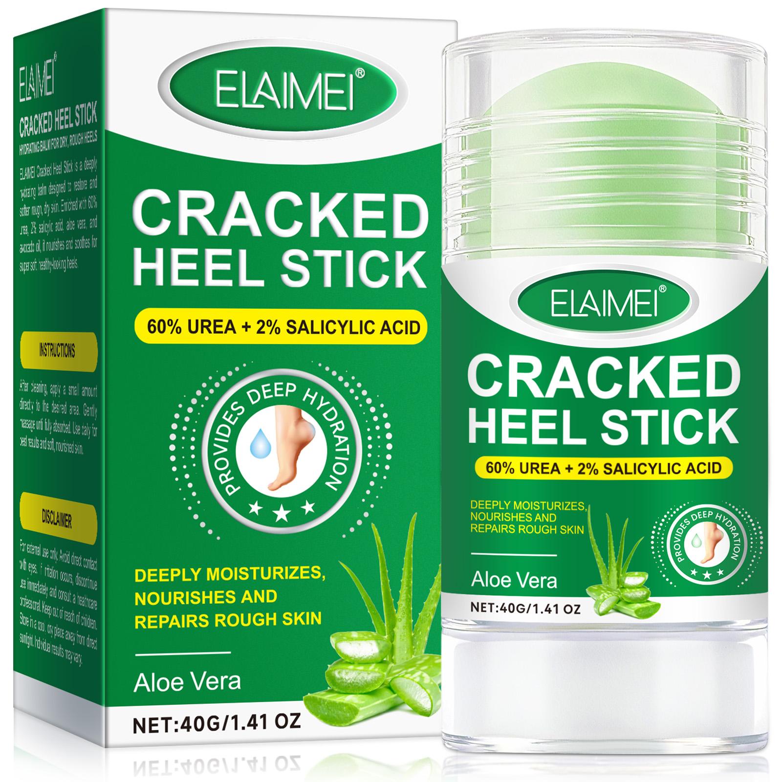Elaimei Foot Care Stick, Avocado Oil Moisturizing Heel Cracked Cream, Hydrating Rough Skin, Winter Essential Anti-Dryness Foot Lotion