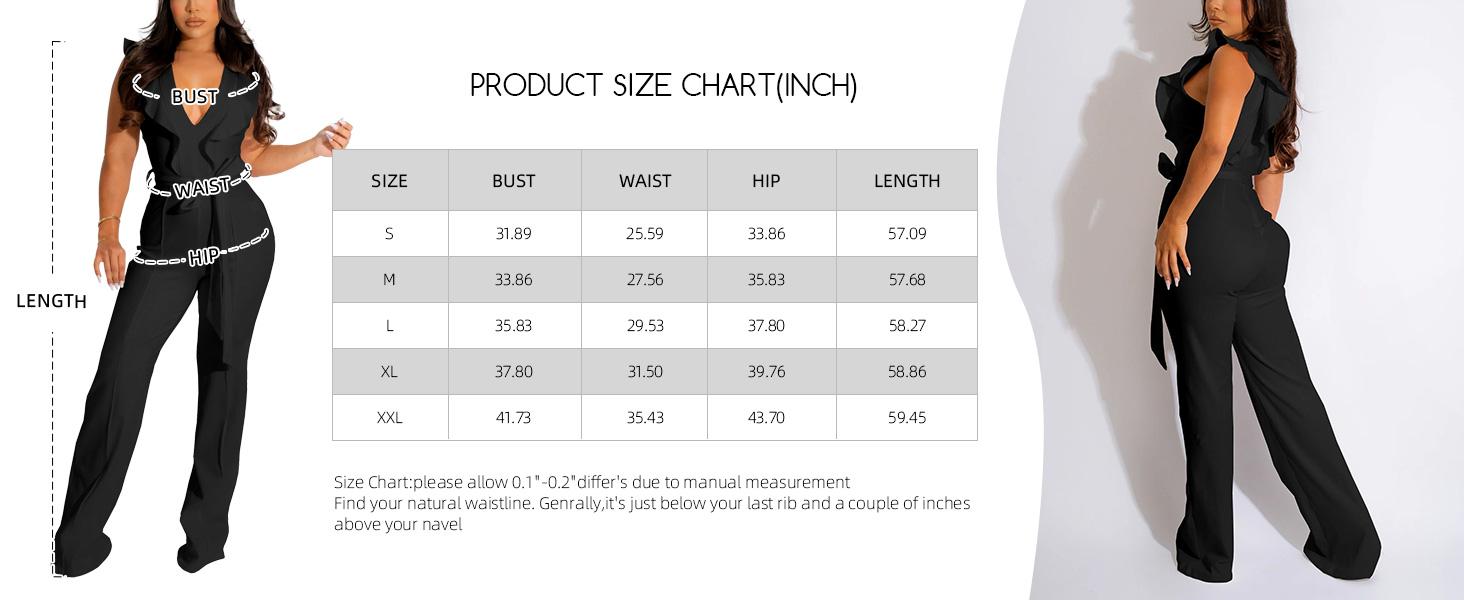 Womens Casual One Piece Jumpsuits V-Neck Sleeveless Ruffle Elegant Romper Wide Leg Pant Sexy Party Clubwear Womens Casual One Piece Jumpsuits V-Neck Sleeveless Ruffle Elegant Romper Wide Leg Pant Sexy Party Clubwear