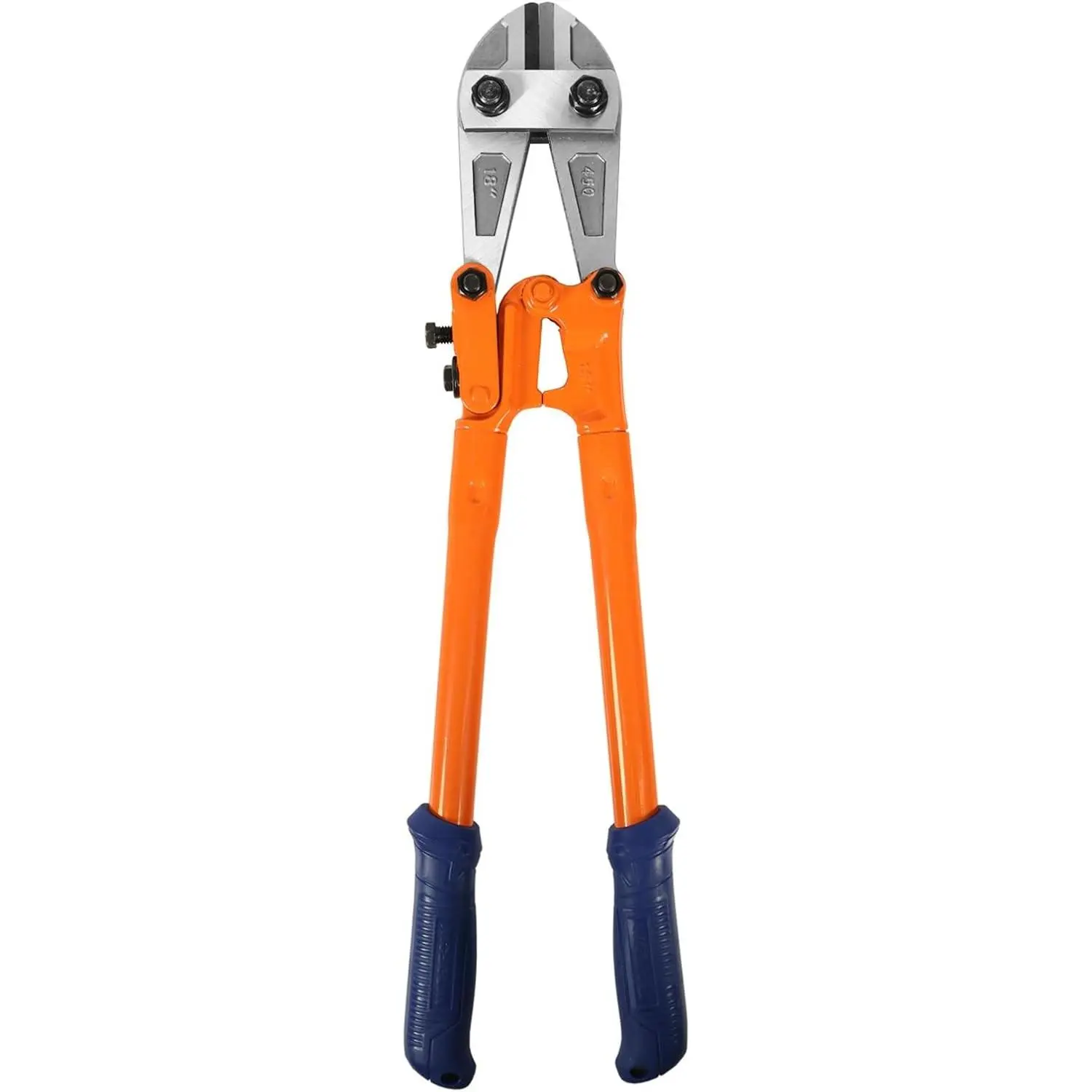 Heavy-Duty Medium Size 18" Bolt Cutter for Cutting Fence, Steel Wire, Chain, Screws, Rivet and Medium Padlock with Soft Grip Rubber Ergonomic Handle
