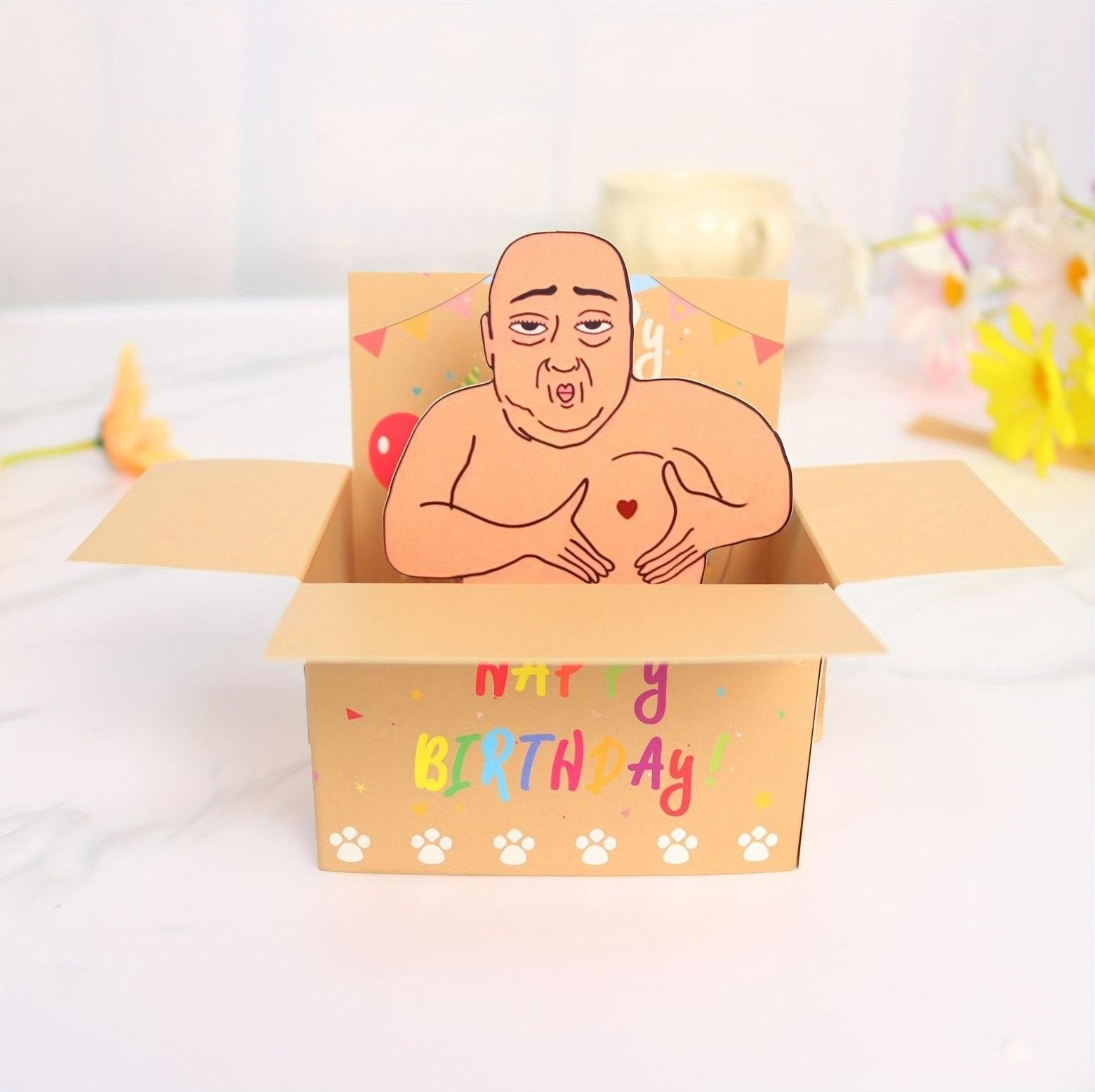3D Popup Birthday Card, Funny Interactive Art Greeting Card with Character Design - Sports, Gaming Fan Shop Gift for Friends, Birthday Cards
