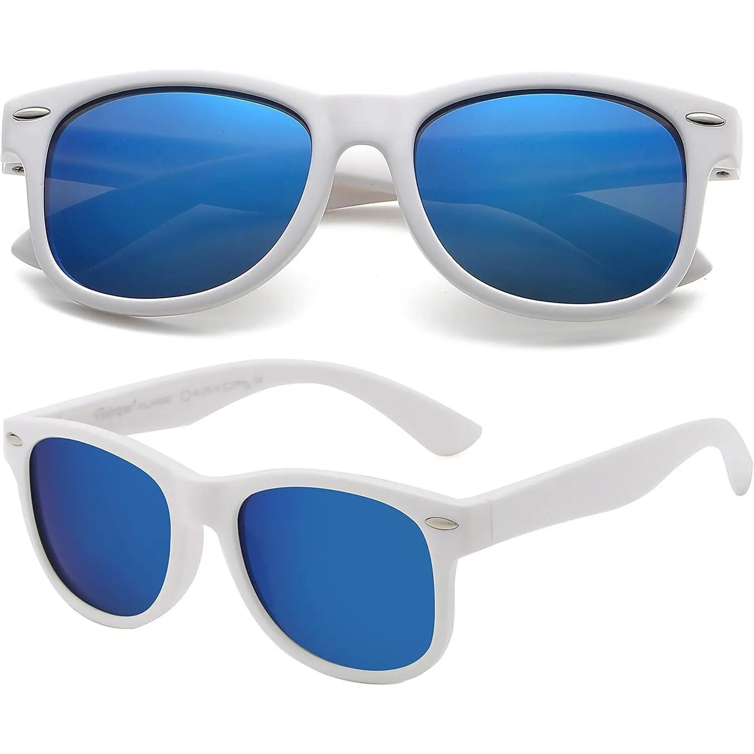 Rubberized Soft White | Polarized Ice Blue