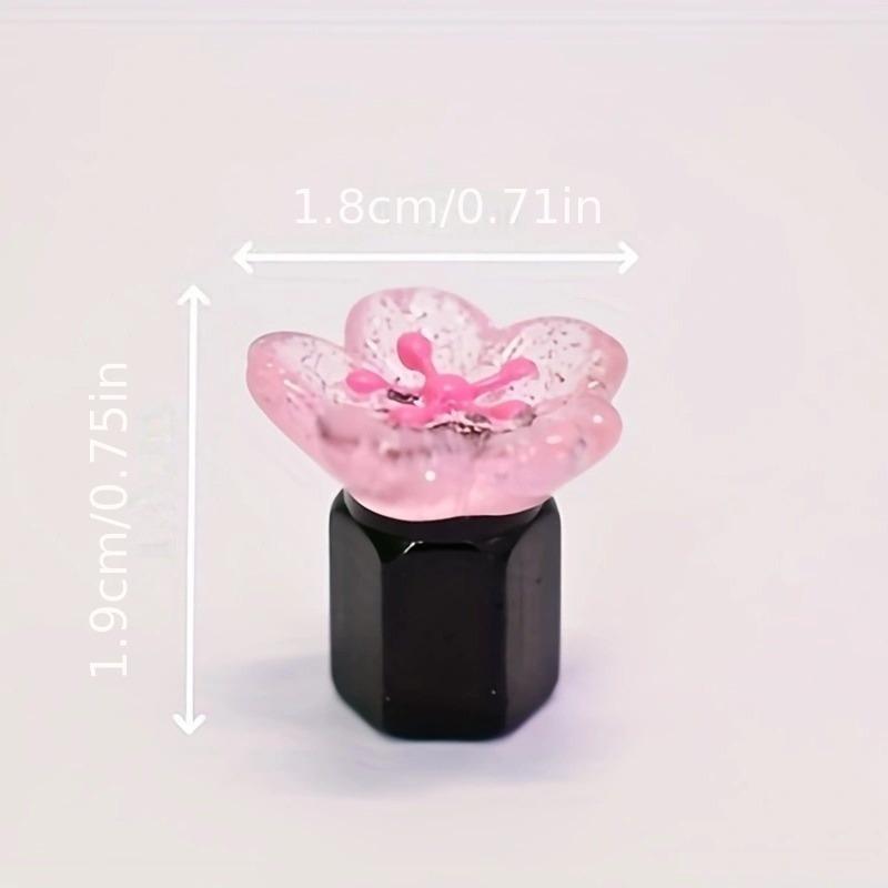 4pcs Universal Car Tire Valve Caps, Aluminum Alloy Flower Design, Creative Gift Idea, Durable Auto Decoration Accessories, Car Parts