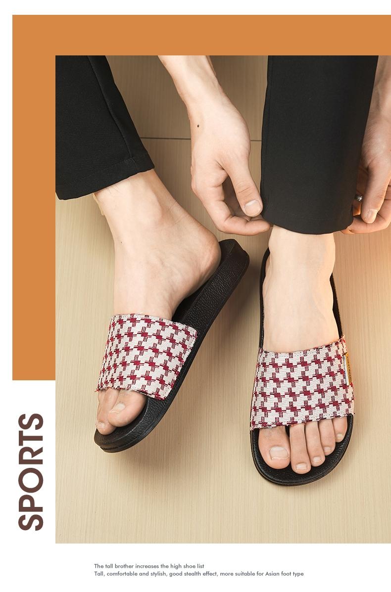 2026 Summer New Classic One-Strap Slippers for Couples, High-End Home and Outdoor Slippers, European and American Men's Style