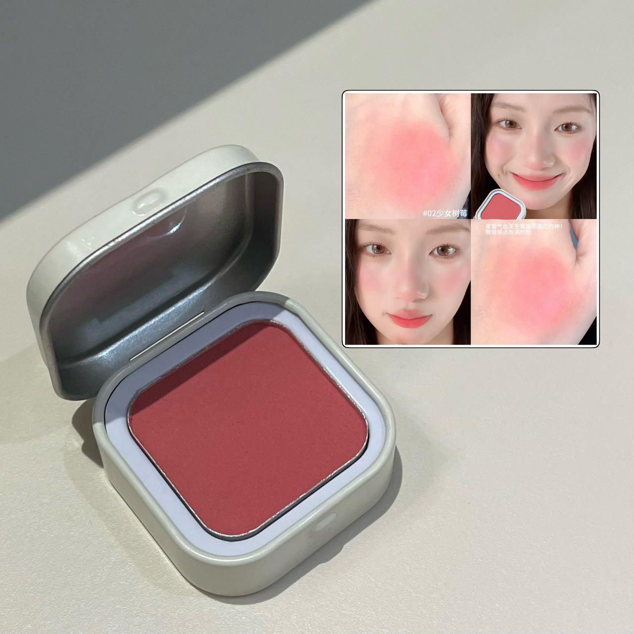 Lightweight Smooth Soft Blush, Matte, 4 Colors Available, Natural Look, Long-Lasting, Waterproof Sweatproof, Ideal Gift, Suitable for All Skin Types