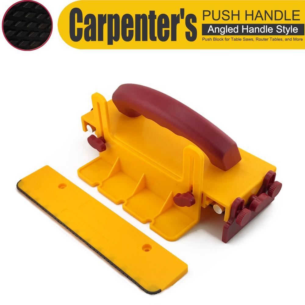 Table Saw Push Block, Woodworking Push Rod, Safety Tool for Thin Materials, Precise Cutting Up to 1/8 Inch