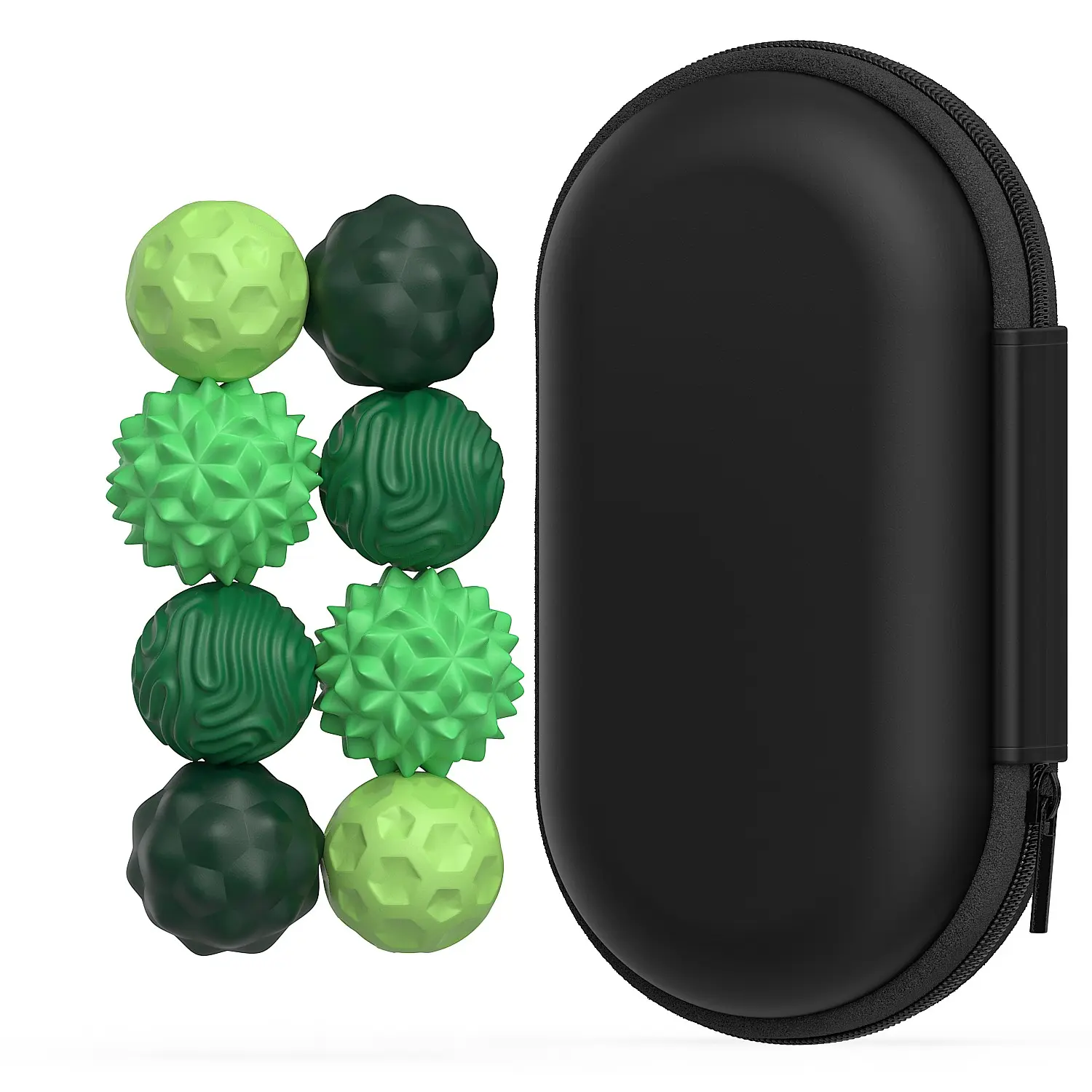Silicone Magnetic Handheld Balls Fidget Toys for Adults & Teens,8PCS Stress Relief Sensory Toys for Autism ADHD Anxiety,Fun Textures Gadgets,Office Desk Toy,Sensory Fidgets,Stocking Stuffers for Women Men Teen Gift