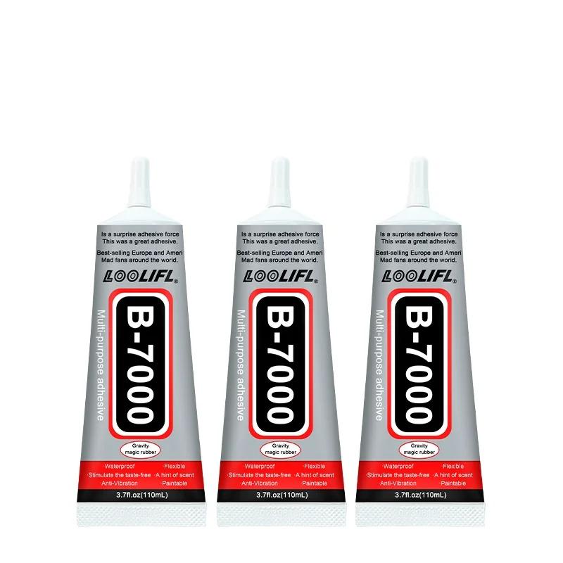 110ML B-7000 Super Water Gel, Strong Adhesive for Jewelry Making, Fabric Repair, Phone Screen Fix, Metal, Stone, Nail Art, Glass