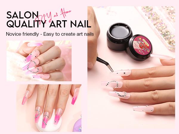 MOROVAN 8 Colors Poly Gel Nail Starter Kit - with U V Lamp 48W Complete Poly Gel Kit for Beginners with Everything Professional MOROVAN 8 Colors Poly Gel Nail Starter Kit - with U V Lamp 48W Complete Poly Gel Kit for Beginners with Everything Professional