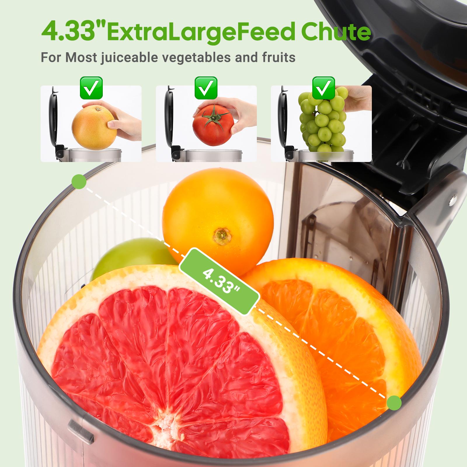 INKBIRD Compact Electric Slow Juicer, Cold Press Juicer, Accommodates Whole Fruits and Vegetables, Easy to Clean, High Juice Yield (Black) TikTokShopHolidayHaul Smoothie Blender INKBIRD Compact Electric Slow Juicer, Cold Press Juicer, Accommodates Whole Fruits and Vegetables, Easy to Clean, High Juice Yield (Black) TikTokShopHolidayHaul Smoothie Blender